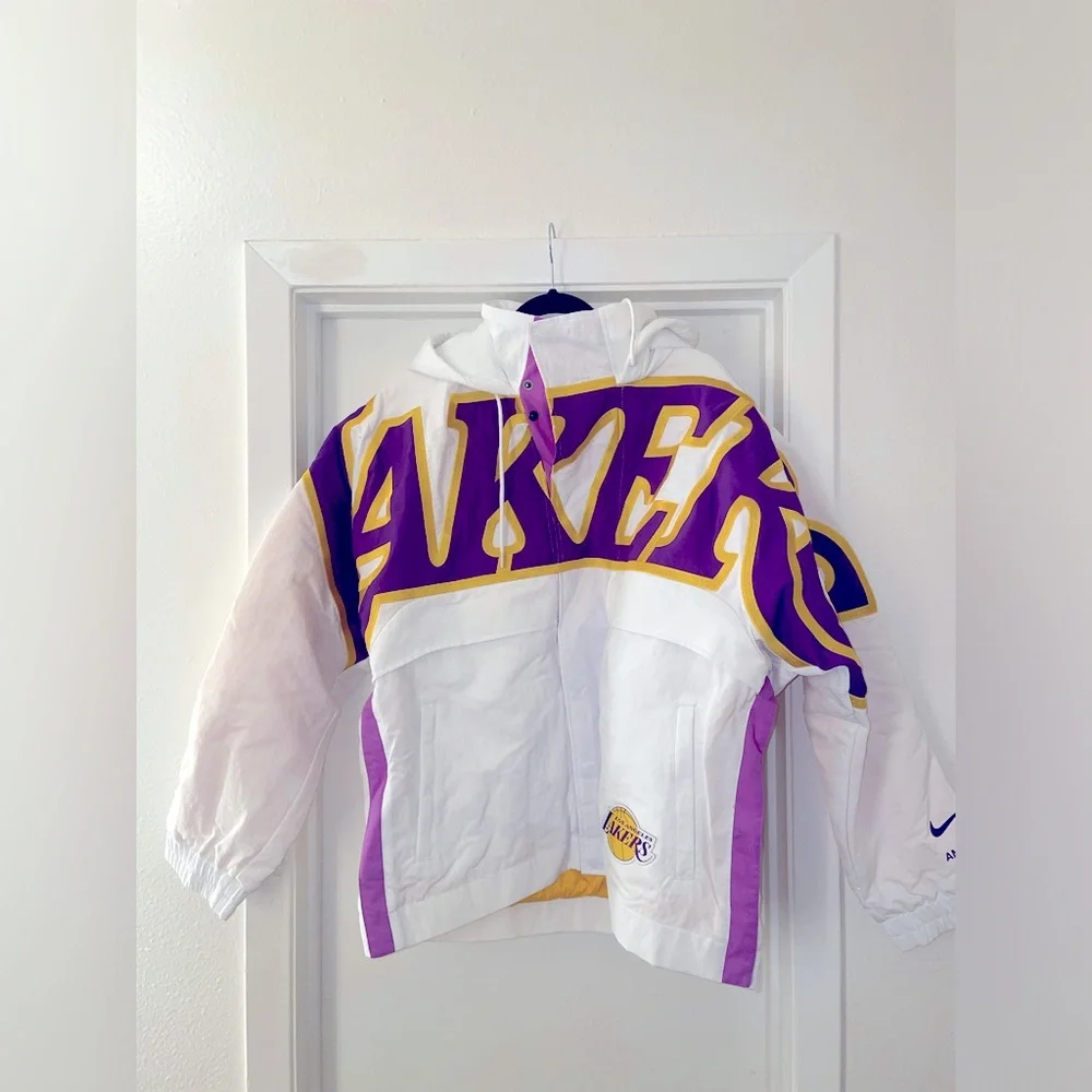NWT $350.00 Nike Womens Ambush LA Lakers Hooded Jacket White Size MEDIUM - Picture 1 of 6